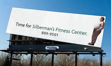 Creative Ads by Silberman’s Fitness Center 