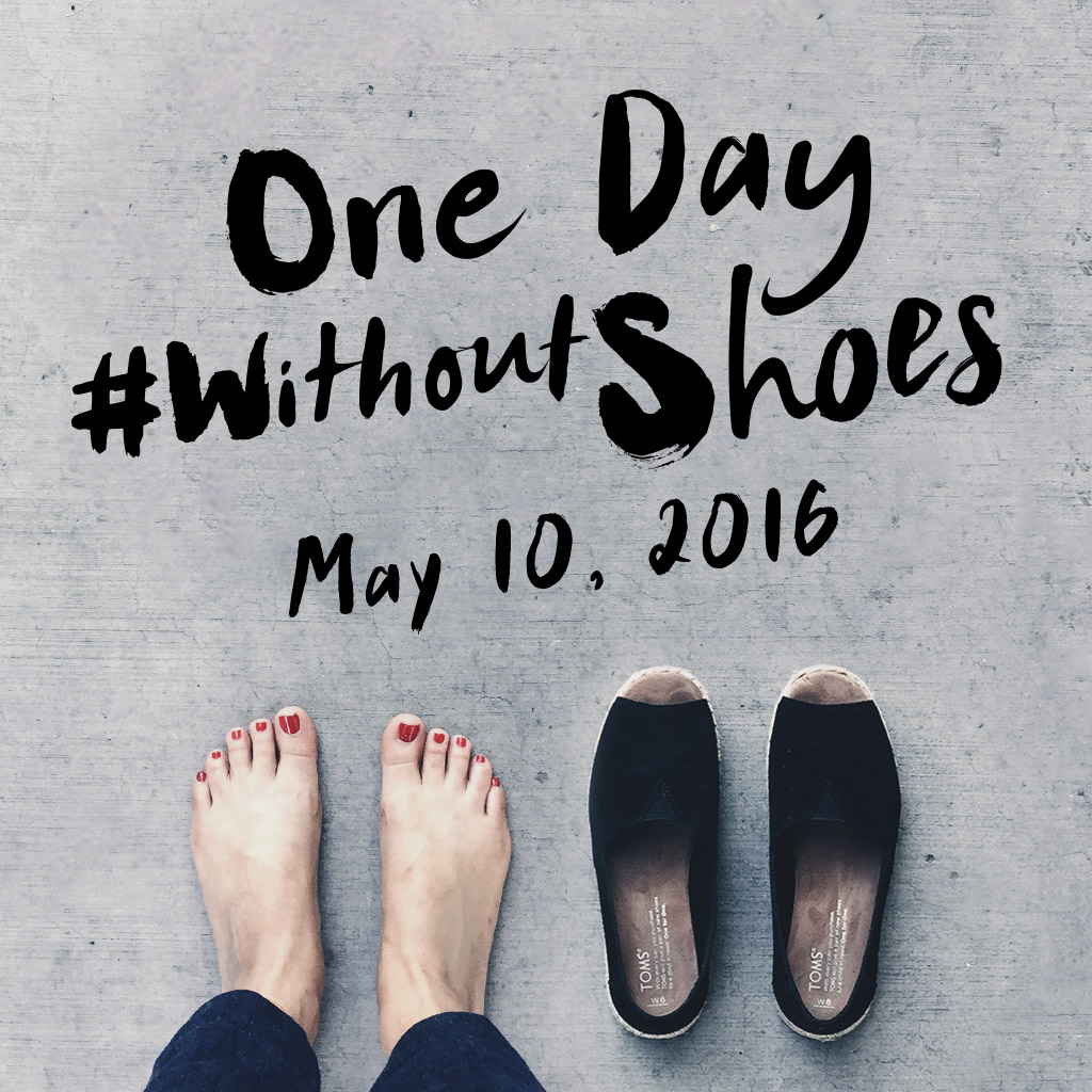 One day without shoes