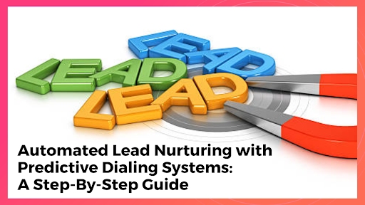 Image stating "Automated Lead Nurturing with Predictive Dialing Systems: A Step-By-Step Guide"