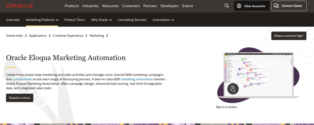 Eloqua - Marketing Automation Tool