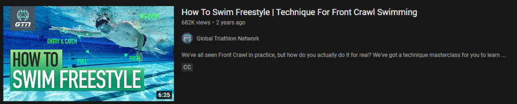 how to swim freestyle