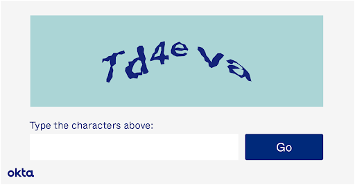 okta captcha