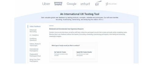 PlayBookUX testing tool