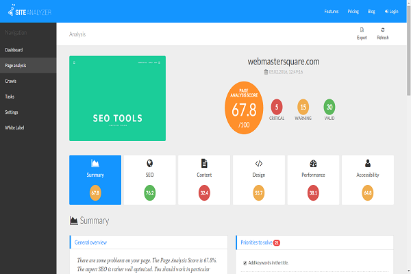 site-analyzer-page-analysis