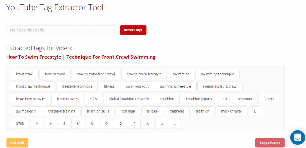 tag extraction tool