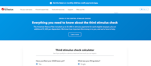 turbo stimulus check calculator