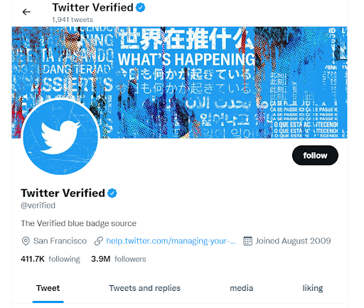 twitter verified